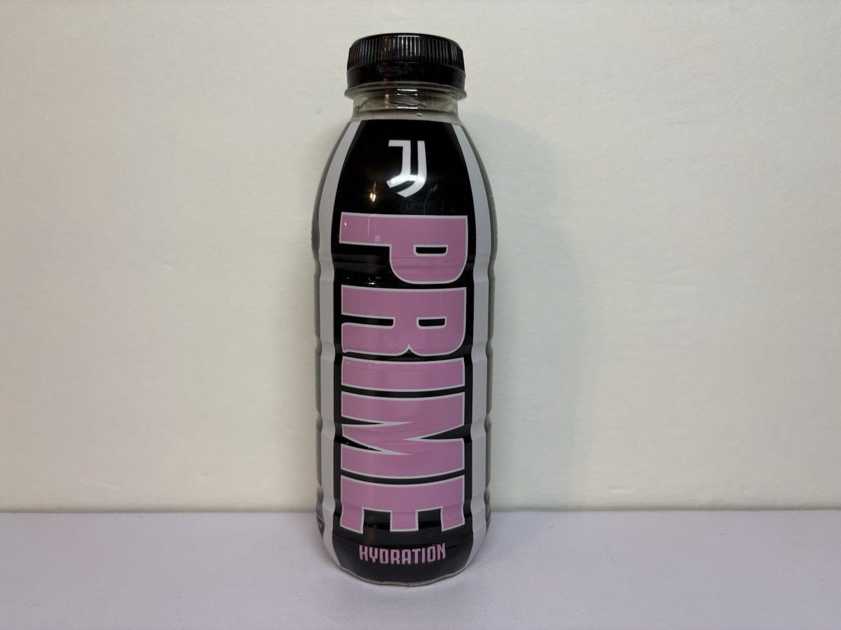 Sealed Prime Hydration New 2025 Juventus V2 Pink UK Exclusive Bottle Drink